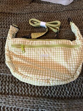 NEW Brixley Picnic Plaid Crescent Bag